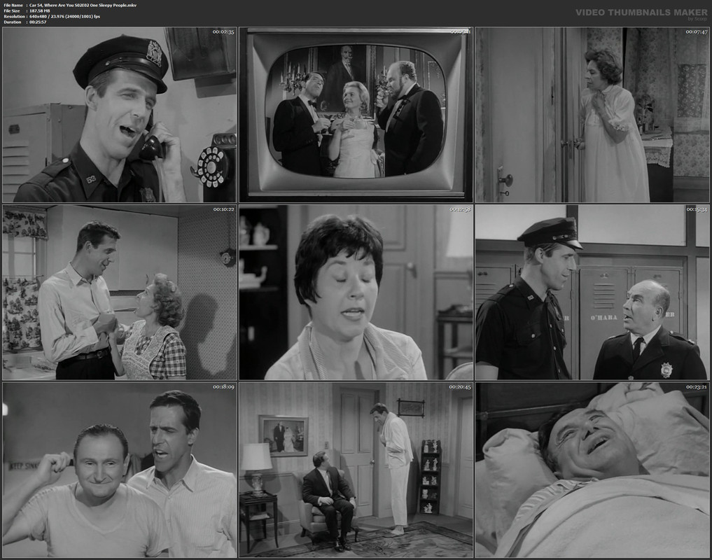 Car 54, Where Are You S02E02 One Sleepy People.mkv