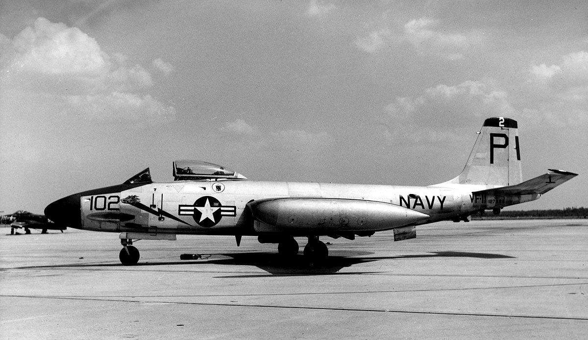 xF2H-4 127686 VF-11 P102 Cecil Field Jun-9-54 JF