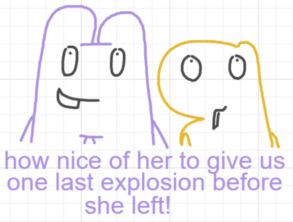 A panel from The Prime Number Few, episode eight of the Board Boards object show by Furretwalk/WalkingFurret.