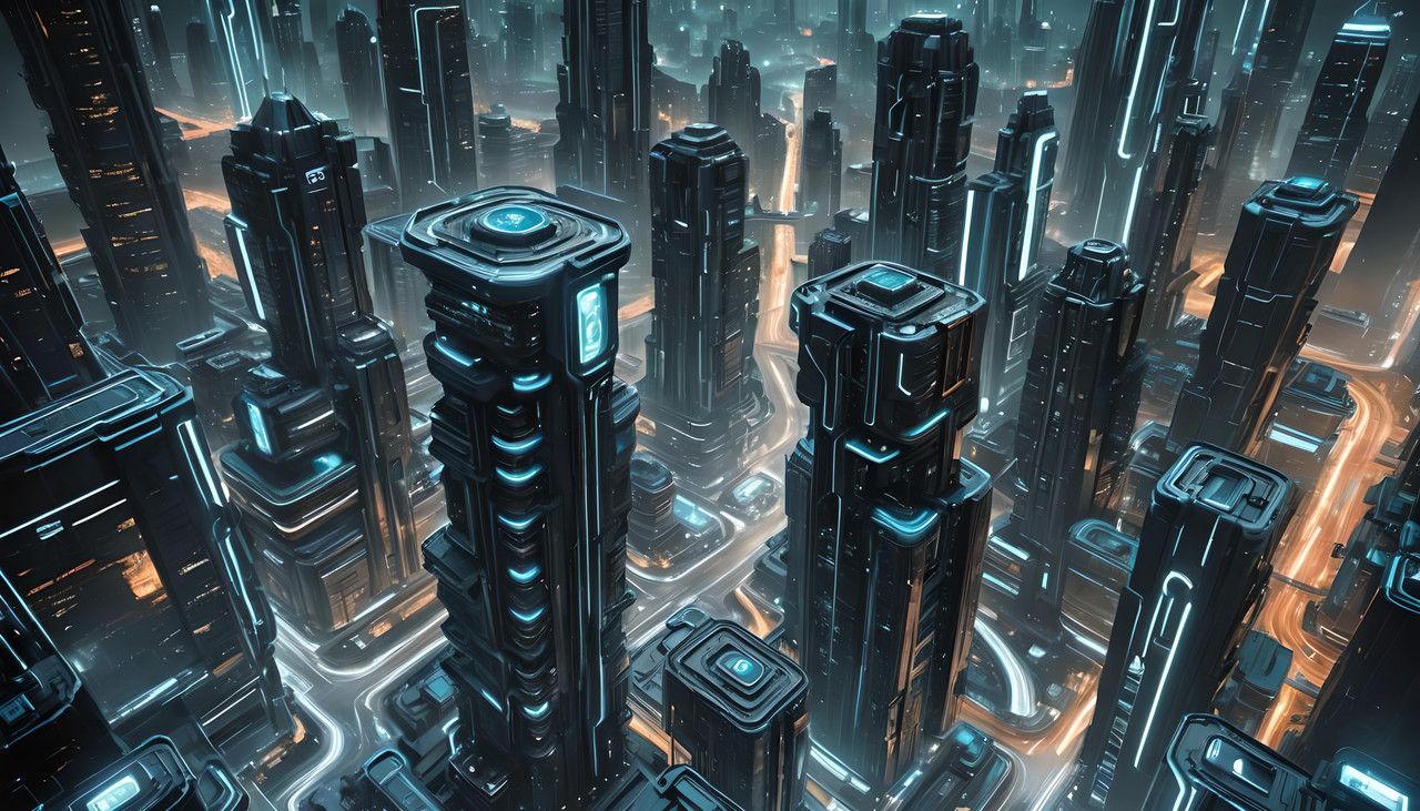Tron Legacy Mega City V1