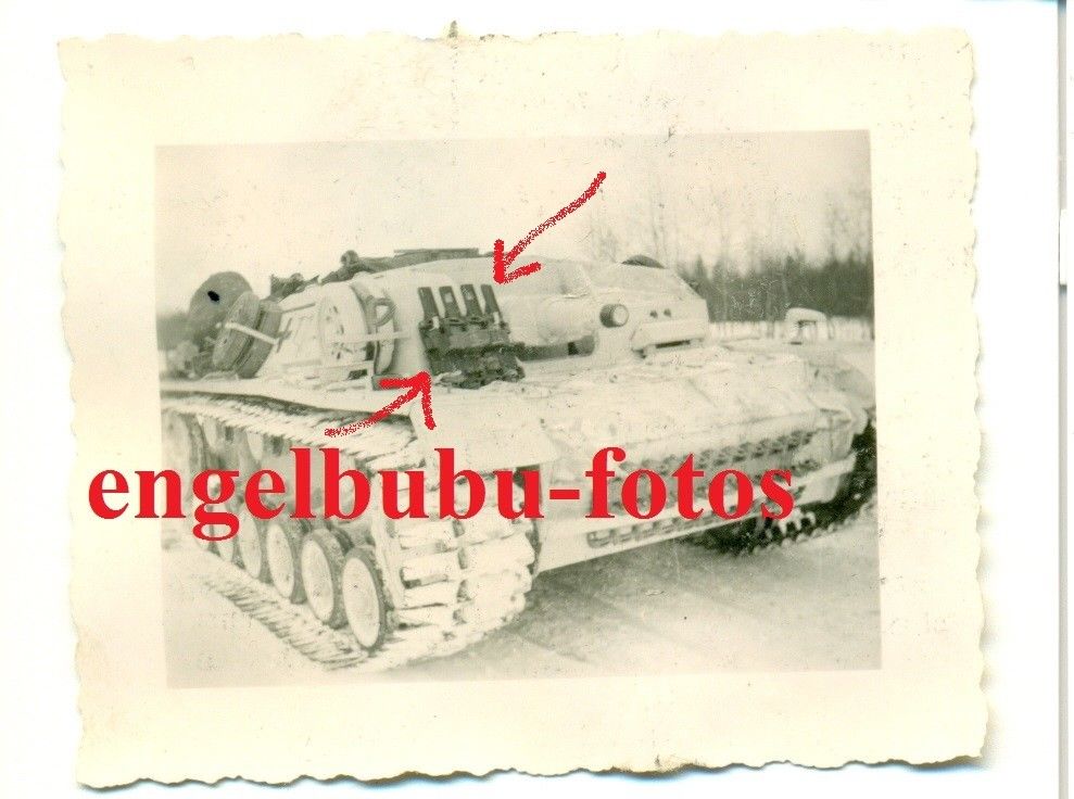 FOTO - STURMGESCHÜTZ -  WINTER-TARNUNG -