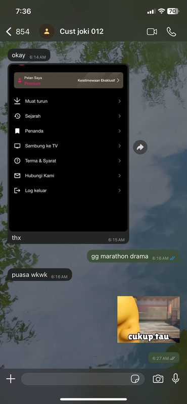 Customer WhatsApp feedback screenshot 12