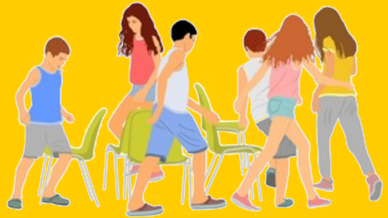 Elephant face for eye placing competition