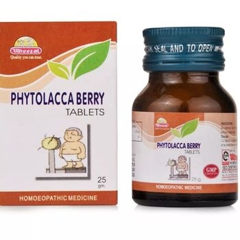 Wheezal Phytolacca Berry Tablets (25g)