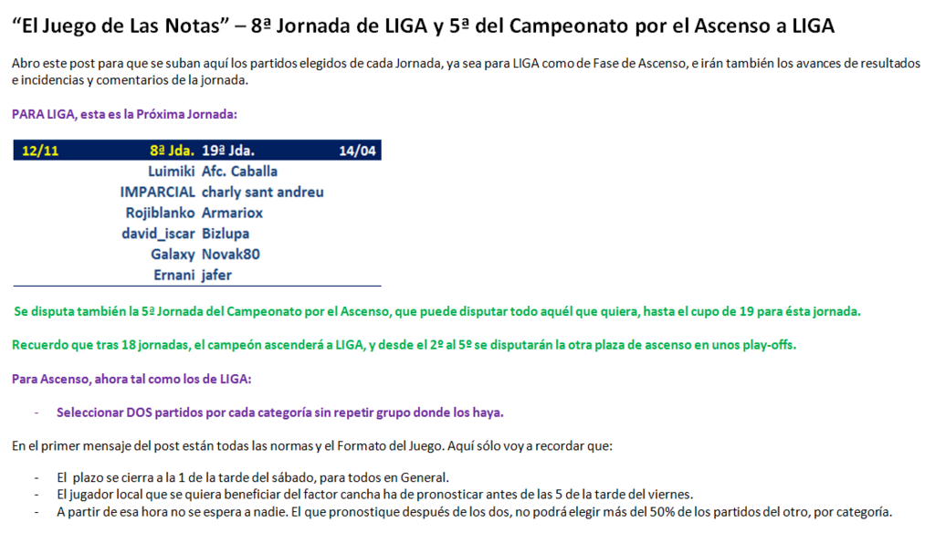 El Juego de las Notas - 8ª Fecha Cabecera-para-la-jornada-de-Las-Notas