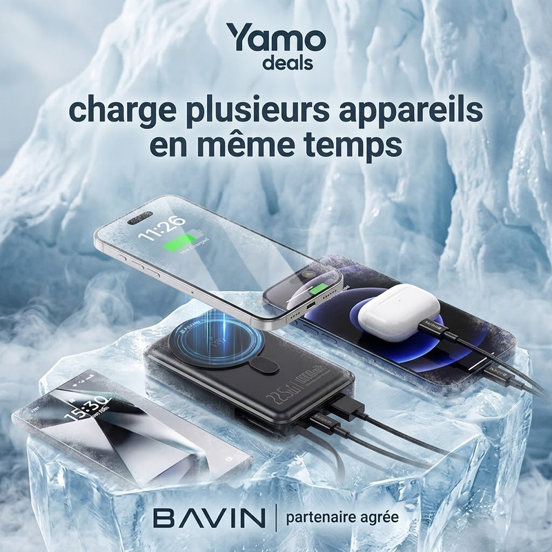Powerbank MagSafe Bavin 22.5W