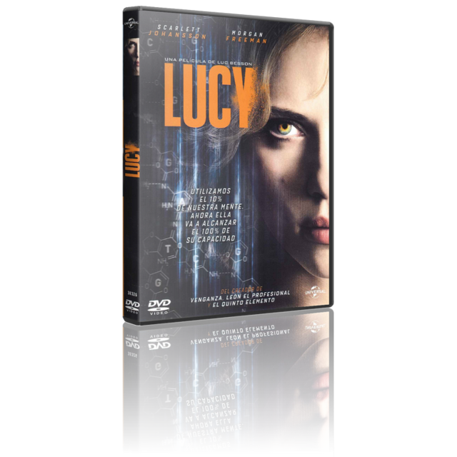 Portada - Lucy [DVD9Full] [PAL] [Cast/Ing/Ita] [Sub:Cast/Ing/Ita] [2014] [Acción/Thriller]
