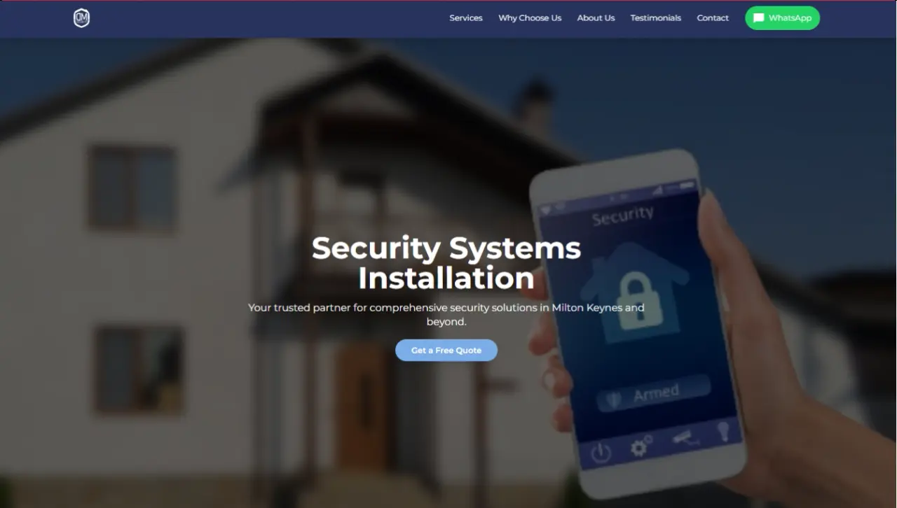 DM Security website