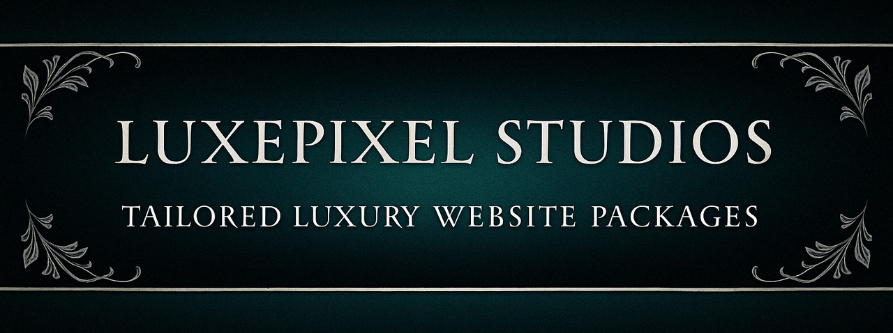 LuxePixel Studios Title Banner