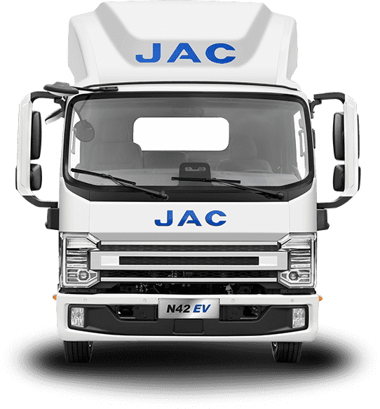 Vue avant du camion électrique iJAC N42