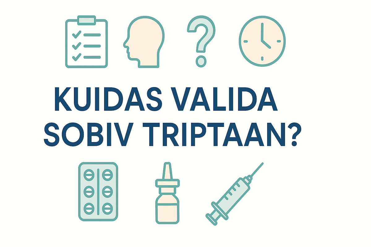 Triptaanid migreeni raviks: erinevad ravimvormid ja kasutusviisid migreeni sümptomite leevendamiseks Eestis
