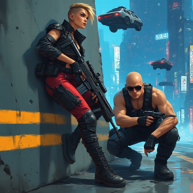 Two-futuristic-armed-individua-(3)