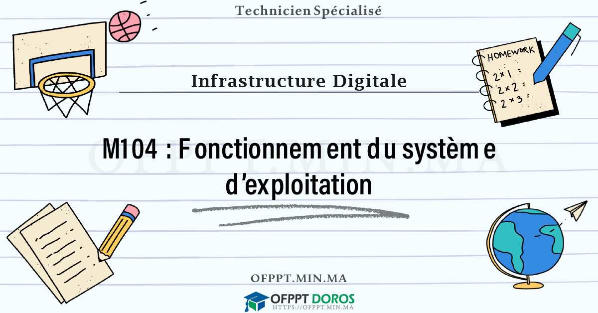 Sommaire détaillé du cours Fonctionnement du système d’exploitation M104 OFPPT - Structure du module