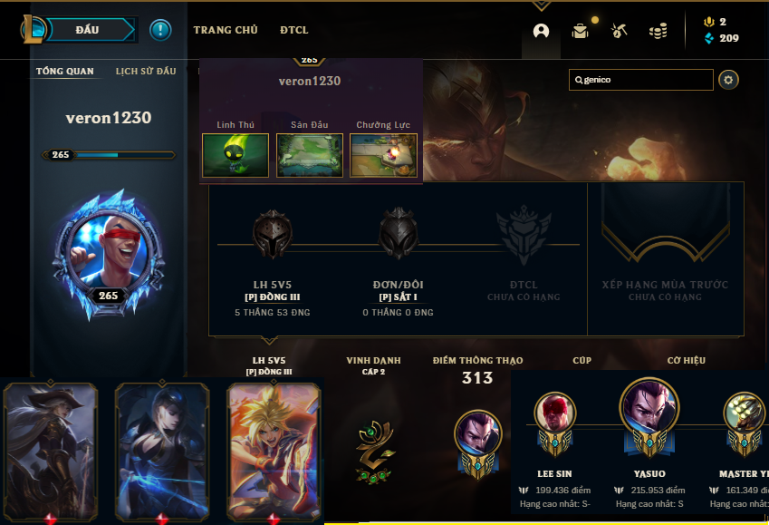 Tai Khoản Lmht Rank 5 Gia Rẻ