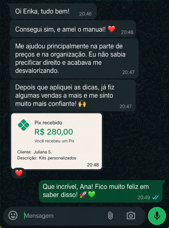Depoimento - Confeiteira