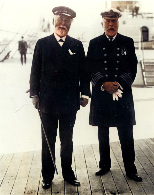 Galerie Photos Colorisées du Titanic de Re-Van Lord-Pirrie-et-Smith