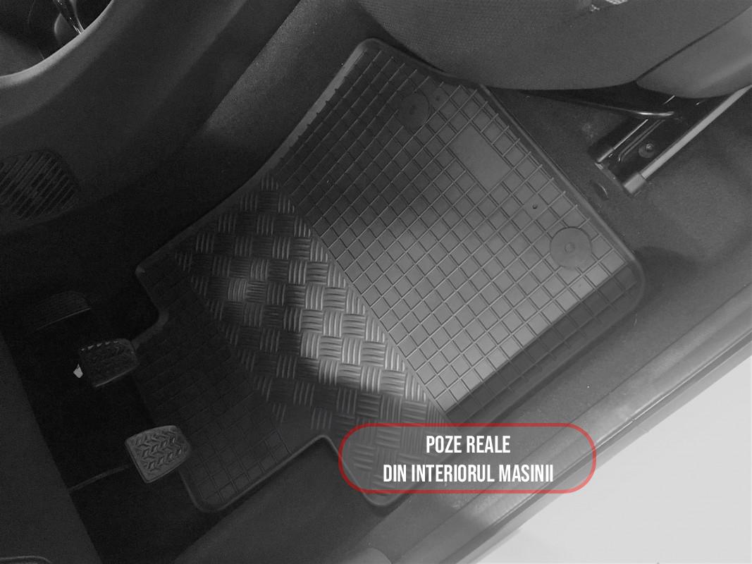 Set 4 covorase Peugeot 108 2014-2021, din cauciuc 100%, compatibile cu autoturismul PEUGEOT 108