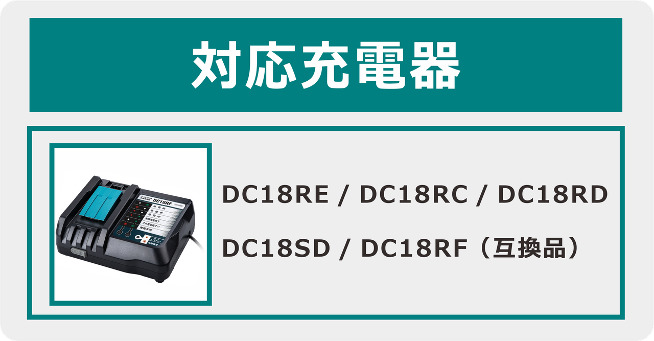 対応バッテリー