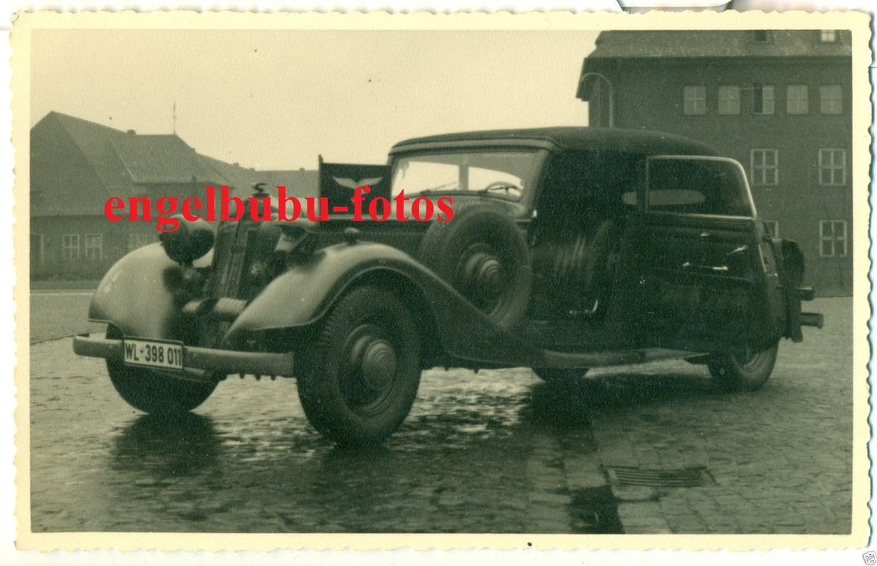 FAHRZEUG - KÜBELWAGEN - LUFTWAFFE -STANDER-KOMMA