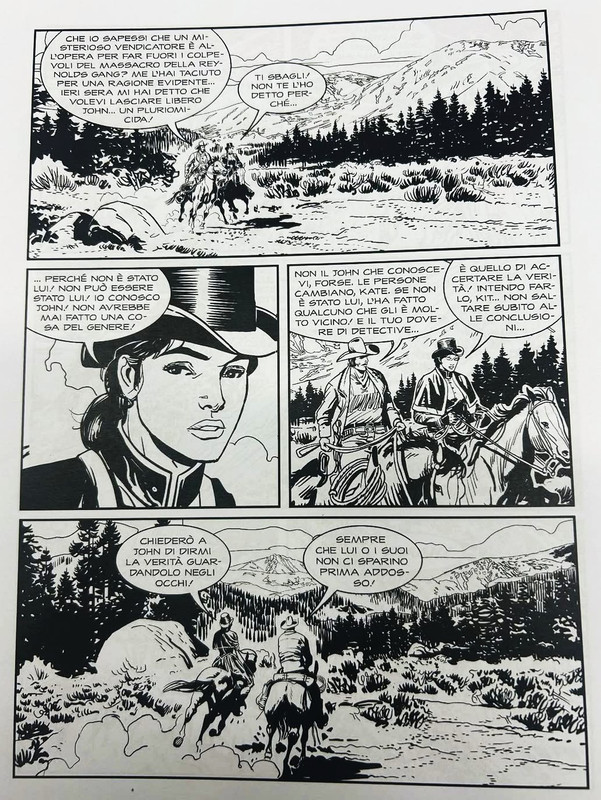 No proximo Speciale Tex Willer desenhado por Mario Atzori regressam Kate Warne e Kit Carson 7