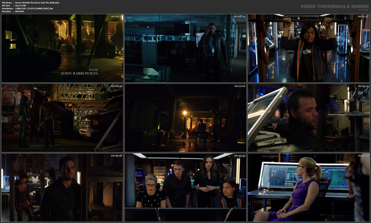 Arrow S03e08 The Brave And The Bold.mkv