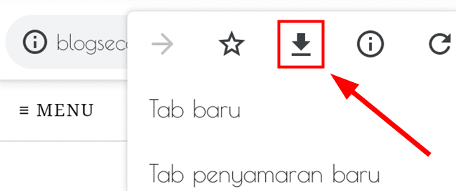 Cara Menyimpan Halaman Website pada Browser Chrome Android