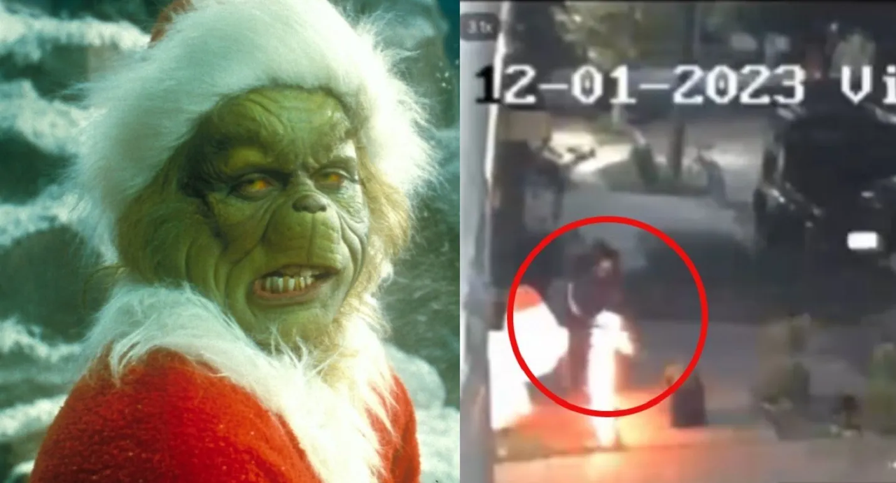 Captan a “el grinch” robando adornos de Navidad en Ciudad Victoria: video