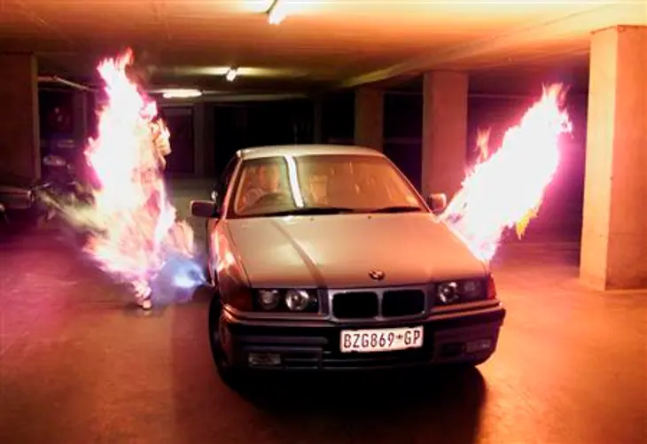 Car-Flame-Thrower