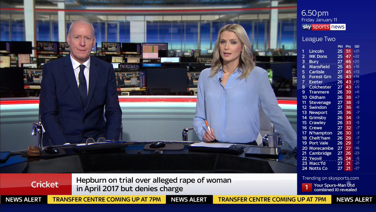 11 January - 18.00.00 - Sky Sports News At 6 2019. A comprehensi