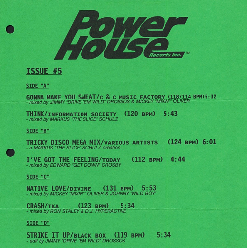 Powerhouse Issue 05 (2 x Vinyl, 12", Promo, 33 ⅓ RPM)