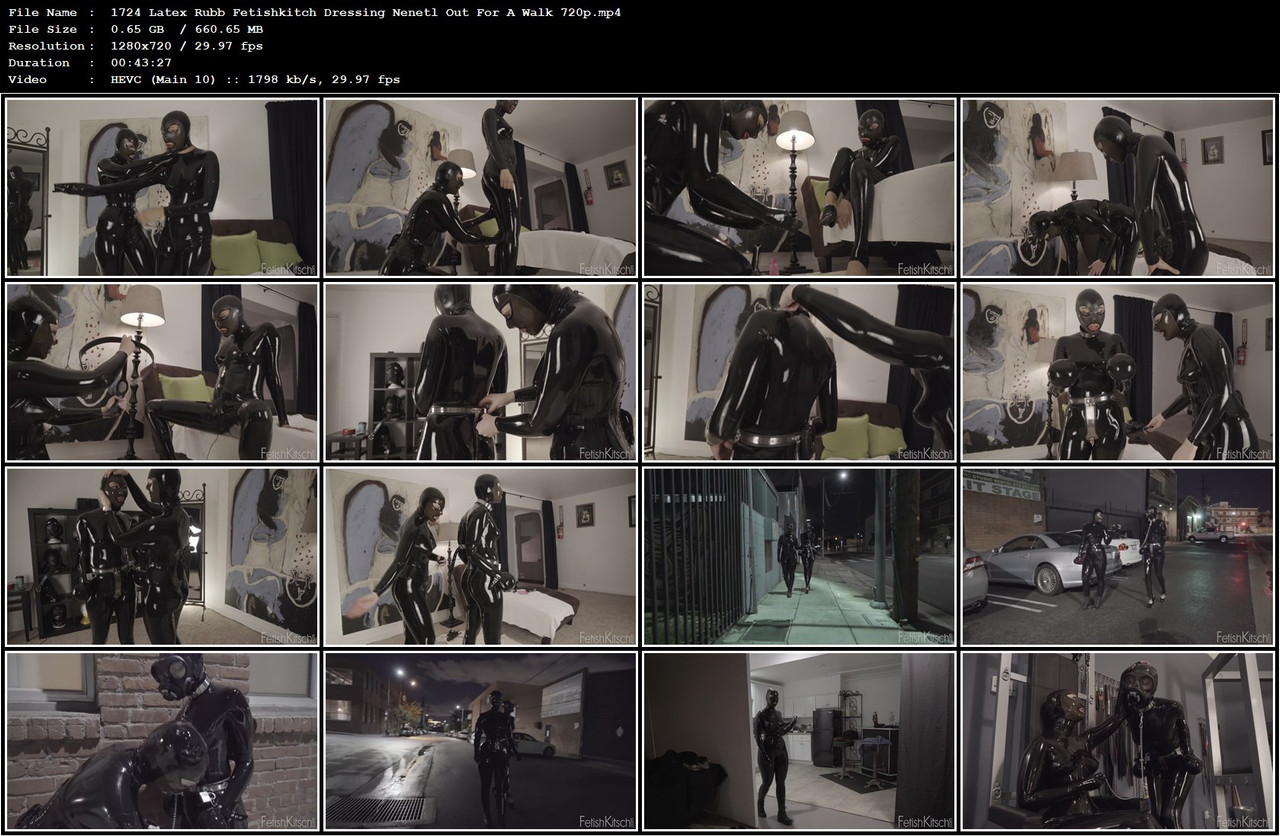 1724 Latex Rubb Fetishkitch Dressing Nenetl Out For A Walk 720p mp4