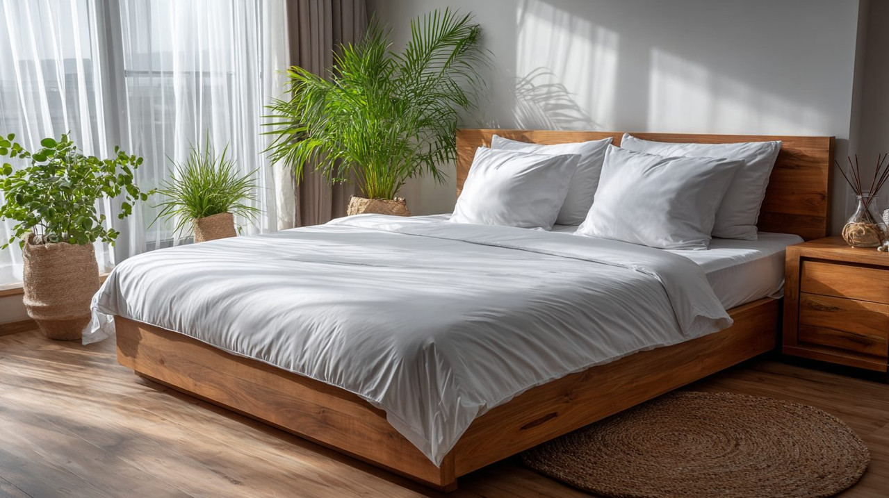 Защитный чехол на матрасе для профилактики загрязнений