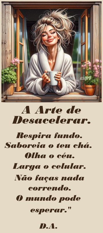 A Arte de Desacelerar