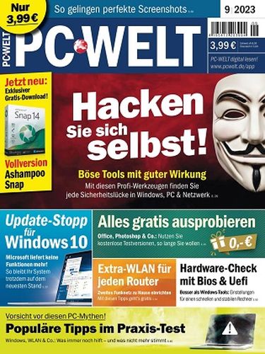 Cover: Pc Welt Magazin September No 09 2023