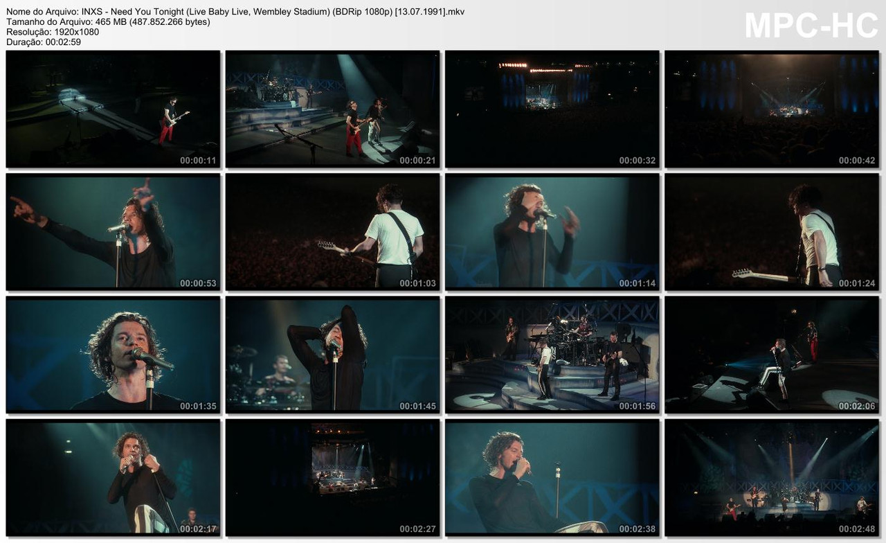 INXS - Need You Tonight (Live Baby Live, Wembley Stadium) (BDRip 1080p) [13.07.1991]