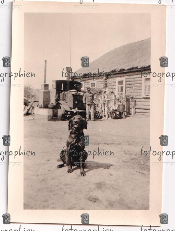org. Foto Russland Kfz Lkw Feldküche 1943