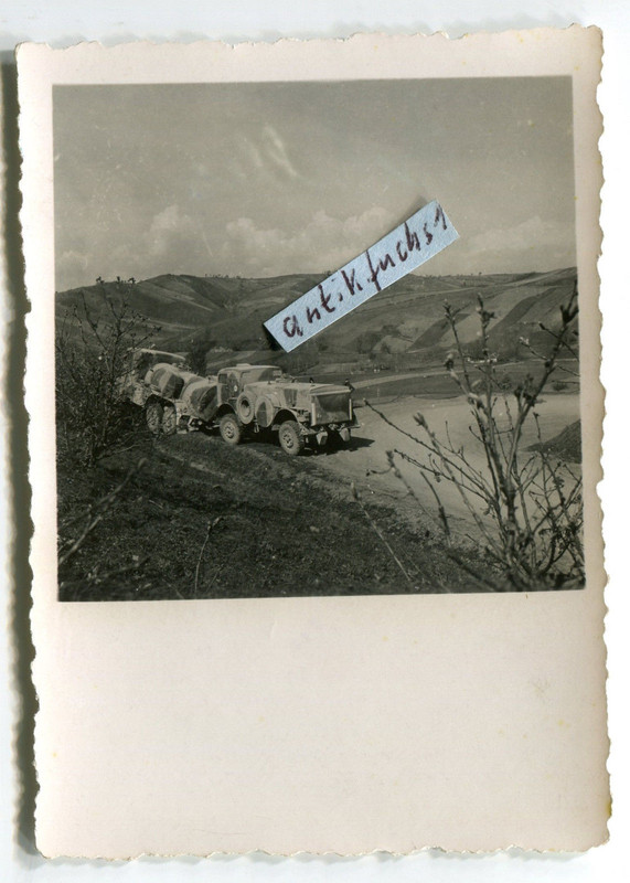 Beute Militär-Tankwagen-LKW´s in Griechenland im 2.WK
