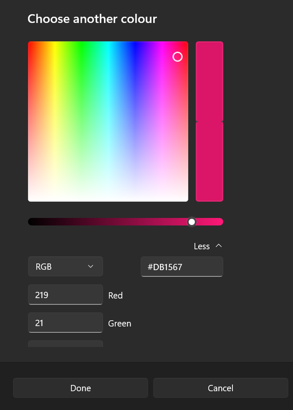 Windows Cursor Settings