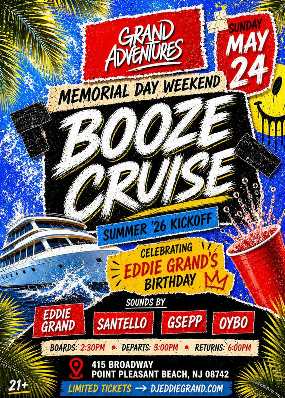 Booze Cruise flyer