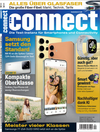 Cover: Connect Magazin für Telekommunikation No 04 April 2024