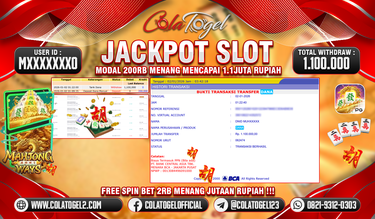 JACKPOT SLOT GACOR!!