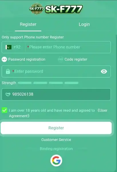SK F777 Game APK free download