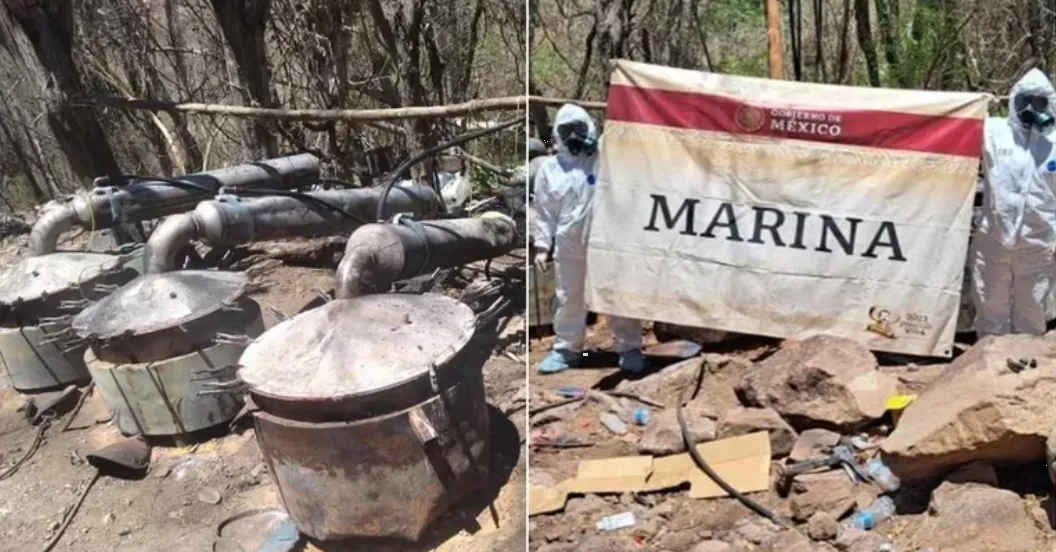 Desmantelan laboratorio de fentanilo perteneciente a Los Chapitos en Sinaloa