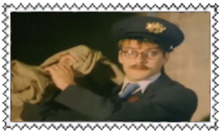 stamp of the postman from the kids show jigsaw from 1979