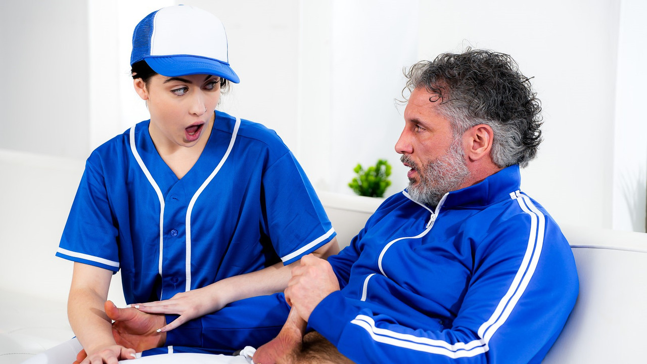 Tomboyz 26 02 21 Daydream Daisy I Need Your Bat Throbbing Inside of Me Coach Tomboy Baseball Girls Secret Practice