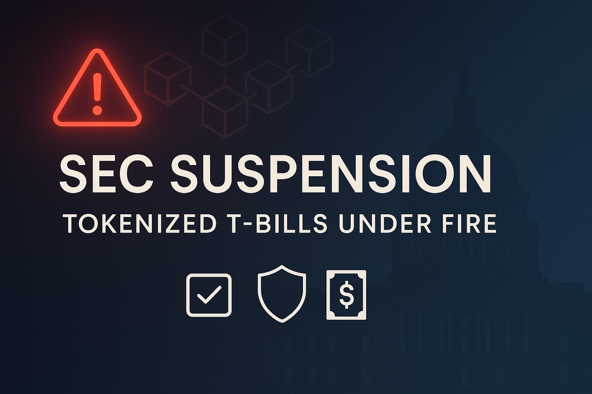SEC emergency action jolts tokenized T‑bills; RWA operators on alert