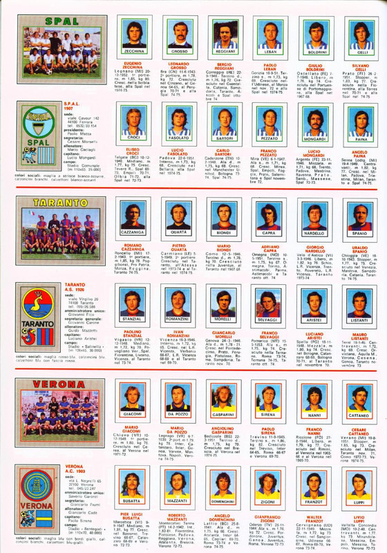 Calciatori 1974-1975-66