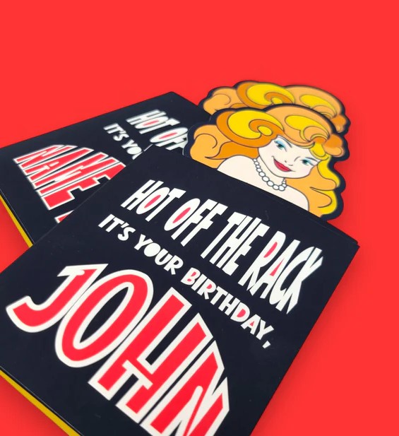 Retro Pin-Up Adult Birthday Card