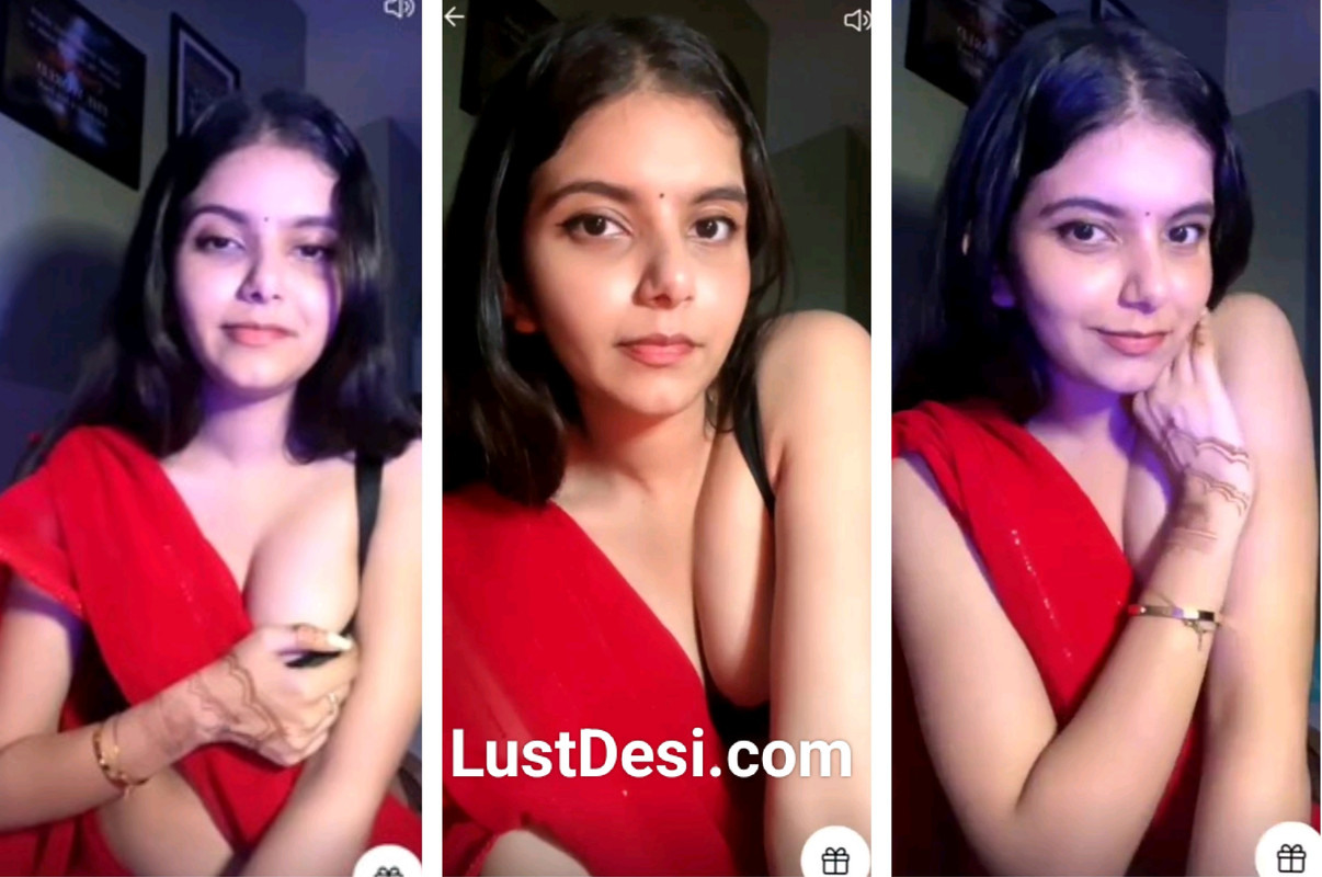 Very Beautiful Girl Sanaya Boobs And Pussy Showing Full Nude On Tango Live With Talking