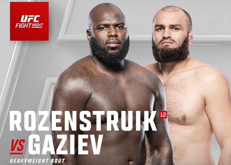 Официално: Розенструик и Газиев оглавиха UFC Vegas 87